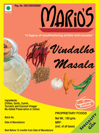 Vindalho Masala